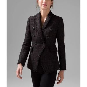 White House Black Market tweed Studio blazer